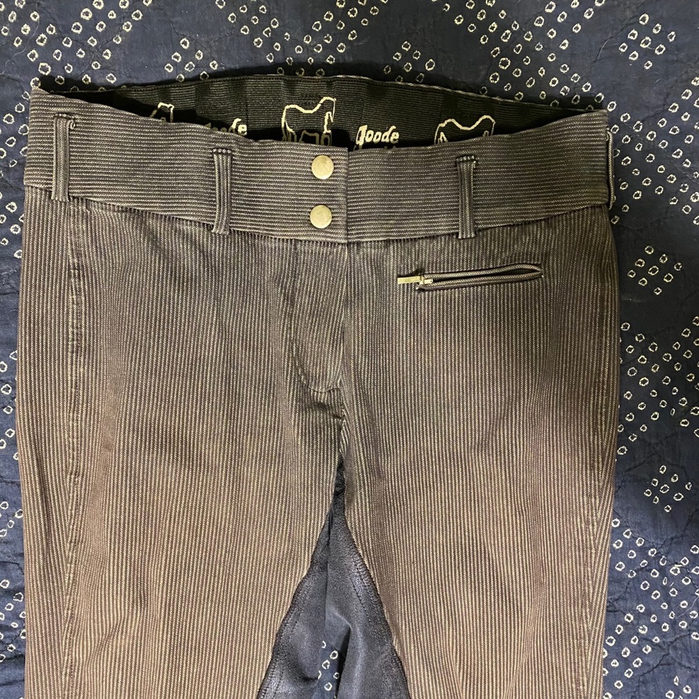 Goode Rider full seat pinstripe breeches